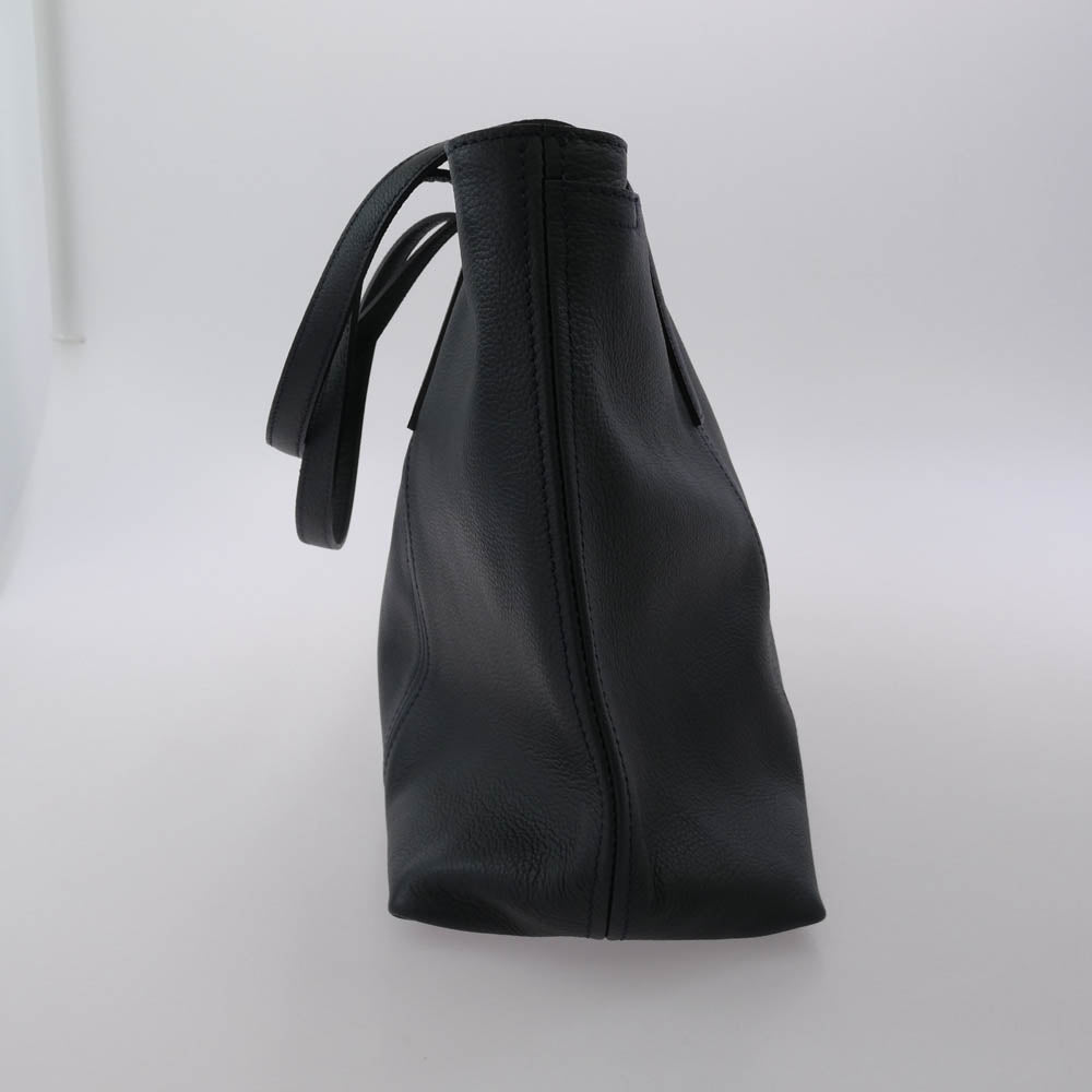 aniary アニアリ 07-02011 Shrink Leather シュリンク レザー トートバッグ ネイビー ネイビー系【極上美品】【中古】