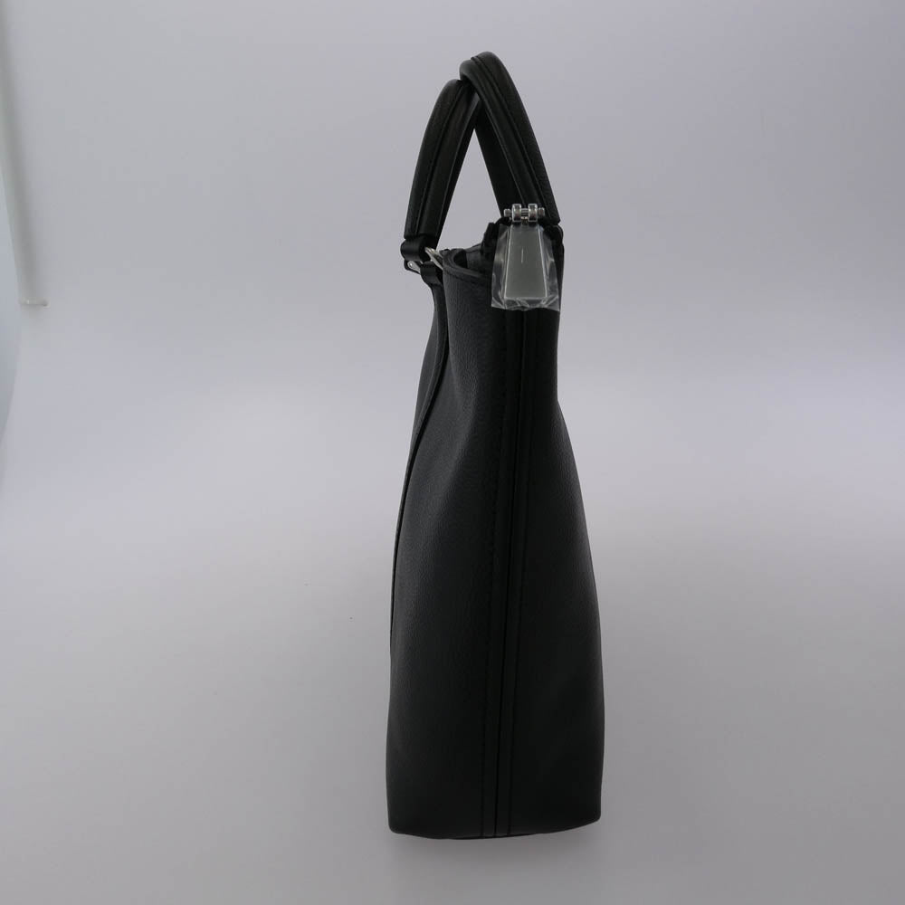 aniary アニアリ 07-01005 Shrink Leather シュリンク レザー ブリーフケース トートバッグ ブラック ブラック系【極上美品】【中古】