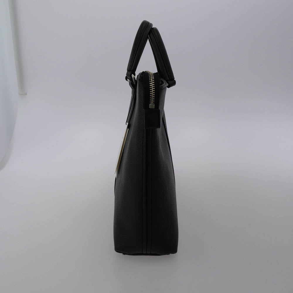 aniary アニアリ 07-01005 Shrink Leather シュリンク レザー ブリーフケース トートバッグ ブラック ブラック系【極上美品】【中古】