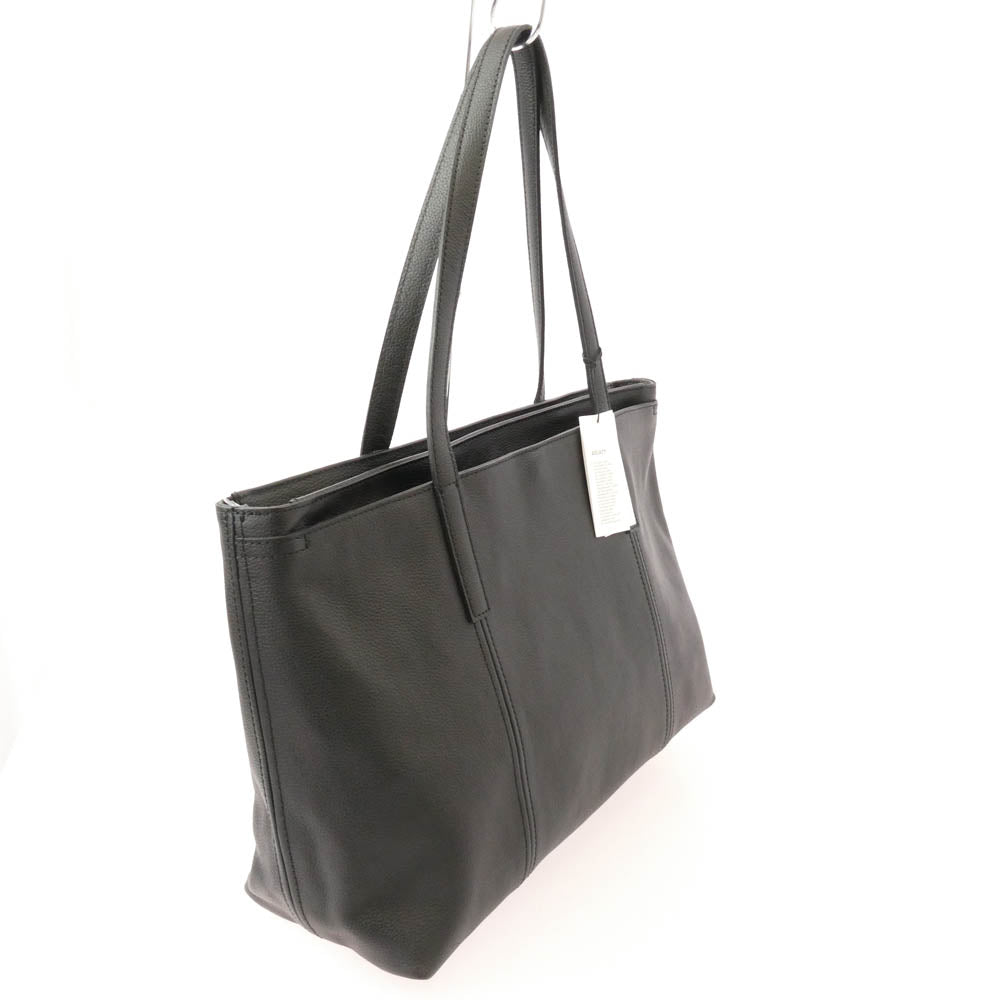 aniary アニアリ 07-02011 Shrink Leather シュリンク レザー トートバッグ ブラック ブラック系【極上美品】【中古】