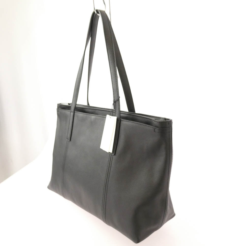 aniary アニアリ 07-02011 Shrink Leather シュリンク レザー トートバッグ ブラック ブラック系【極上美品】【中古】