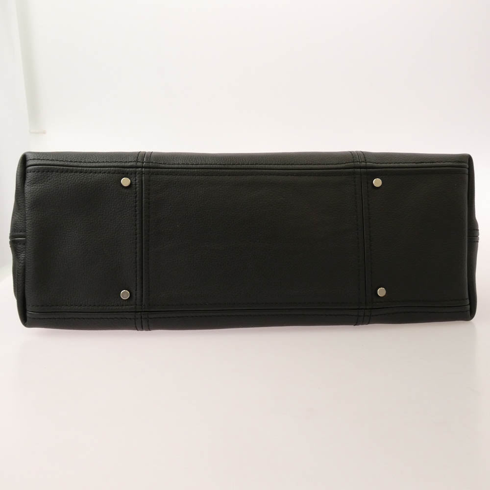 aniary アニアリ 07-02011 Shrink Leather シュリンク レザー トートバッグ ブラック ブラック系【極上美品】【中古】