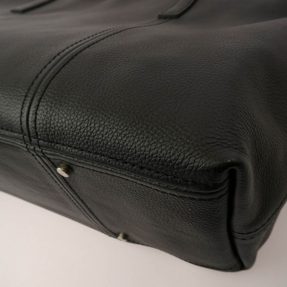aniary アニアリ 07-02011 Shrink Leather シュリンク レザー トートバッグ ブラック ブラック系【極上美品】【中古】