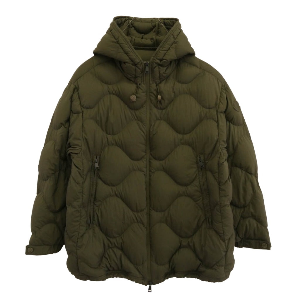 MONCLER モンクレール 21AW G20931A00082 LEPTURUS レプトゥルス キルティング ダウン ジャケット モスグリーン系 1【中古】