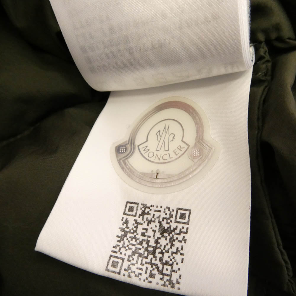MONCLER モンクレール 21AW G20931A00082 LEPTURUS レプトゥルス キルティング ダウン ジャケット モスグリーン系 1【中古】