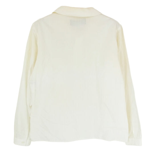 tricot COMME des GARCONS トリココムデギャルソン AD1998 TA070080 ヴィンテージ 90s 98年製 丸襟 シャツ ブラウス ホワイト系 サイズ表記無【中古】