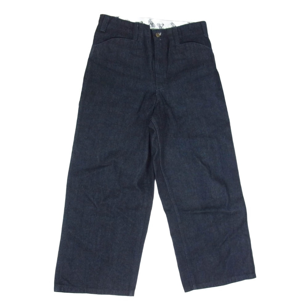 BEN DAVIS ベンデイビス GORILLA CUT ゴリラカット ワイド バギー デニム パンツ インディゴブルー系 32【中古】