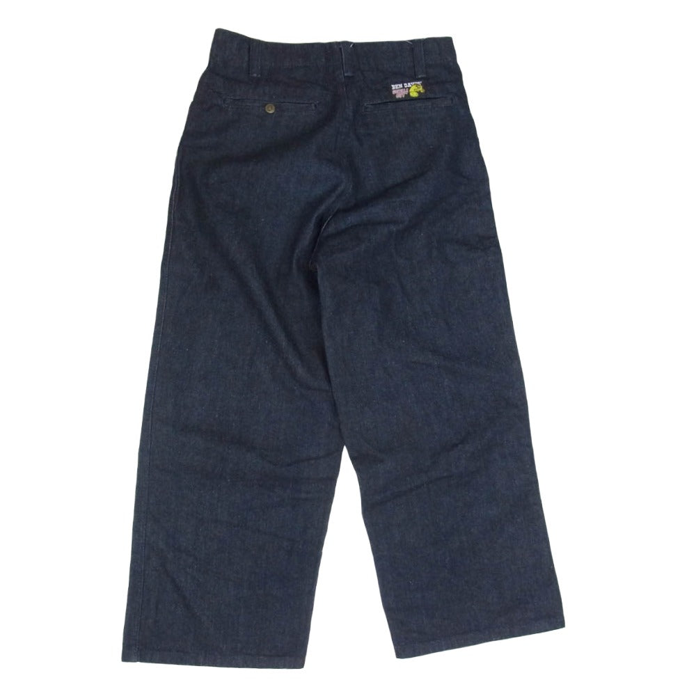 BEN DAVIS ベンデイビス GORILLA CUT ゴリラカット ワイド バギー デニム パンツ インディゴブルー系 32【中古】