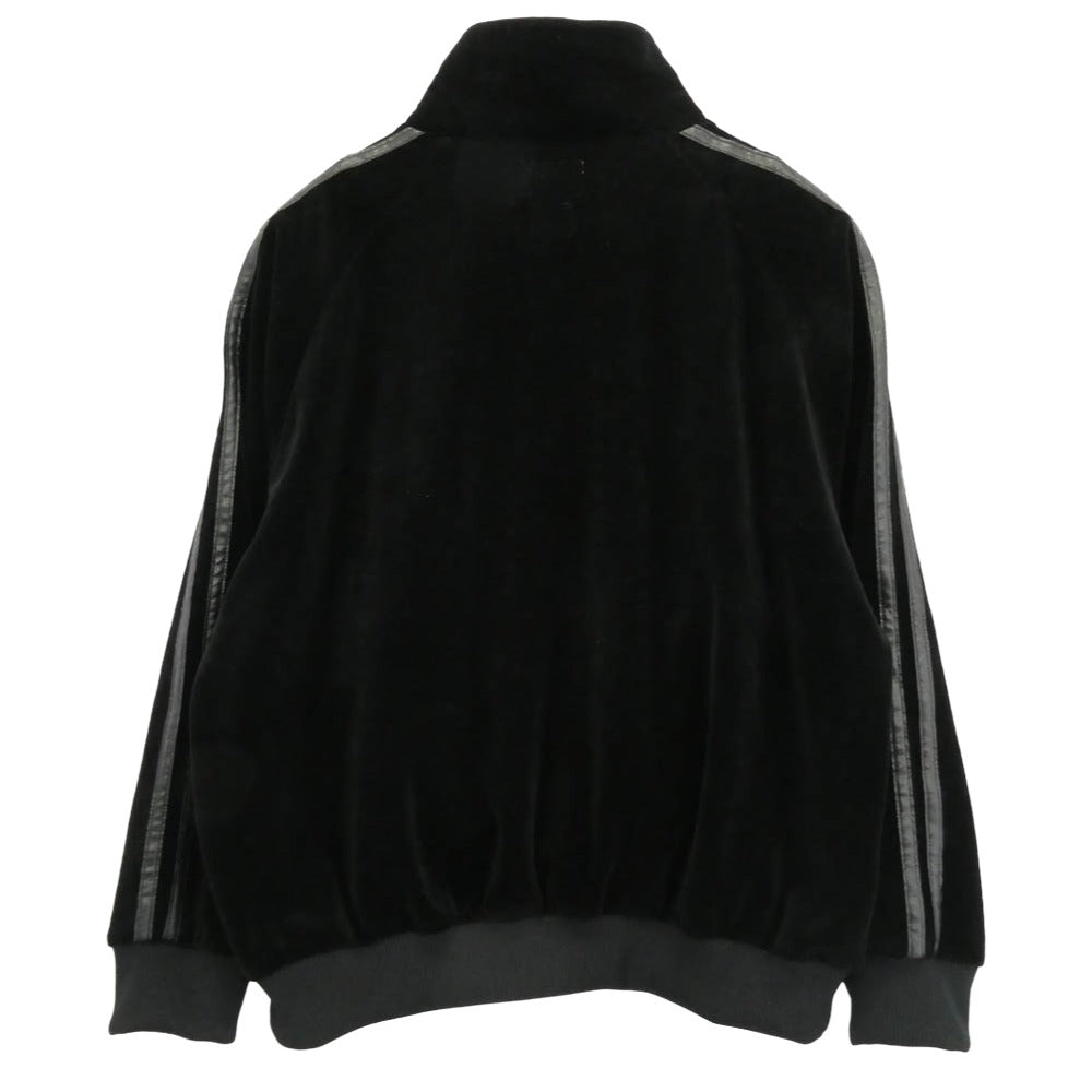 CALEE キャリー × TATTOO STUDIO YAMADA タトゥースタジオヤマダ TSY VELOUR TRACK JACKET ベロア トラック ジャケット ブラック系 L【中古】
