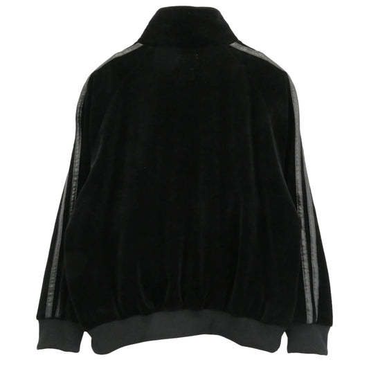 CALEE キャリー × TATTOO STUDIO YAMADA タトゥースタジオヤマダ TSY VELOUR TRACK JACKET ベロア トラック ジャケット ブラック系 L【中古】