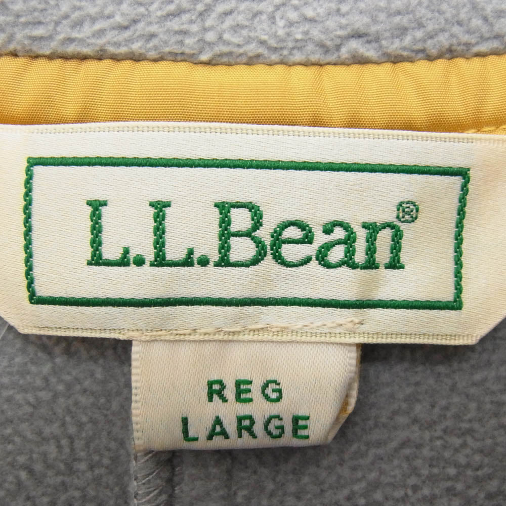 L.L.Bean エルエルビーン 3475-3037 Solon Fleece Pullover プルオーバー フリース ジャケット ブルゾン グレー系 L【中古】