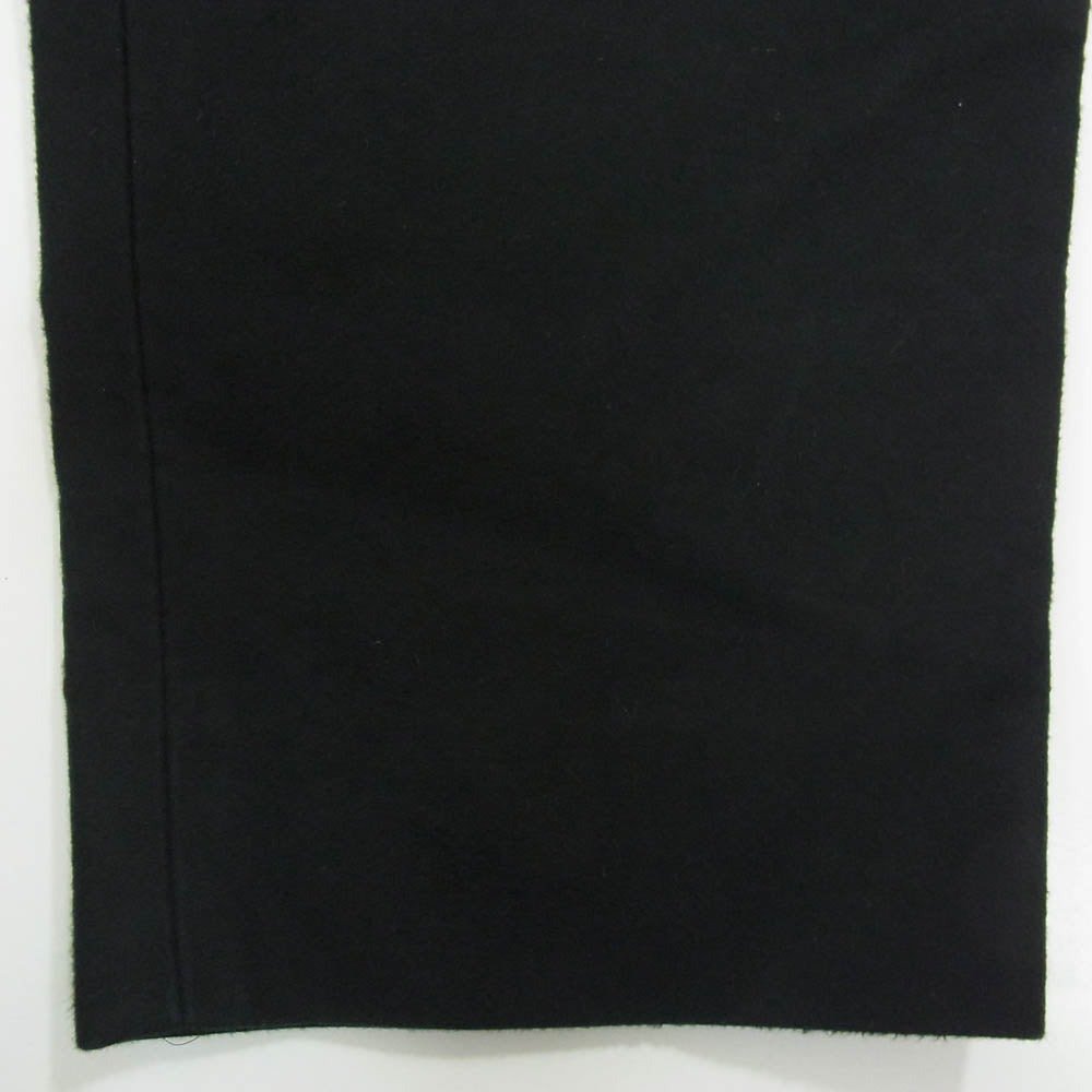 COMOLI コモリ N03-03008 モールスキン バックストラップ パンツ ブラック系 2【中古】