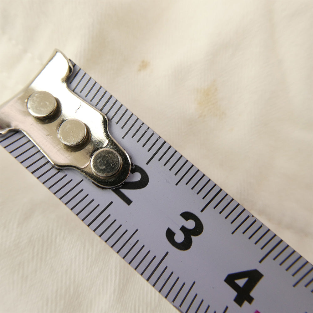 TENDERLOIN テンダーロイン T-G.S SHT ロゴワッペン付き ヘリンボーン 長袖 ワークシャツ ブラウン オフホワイト系 M【中古】