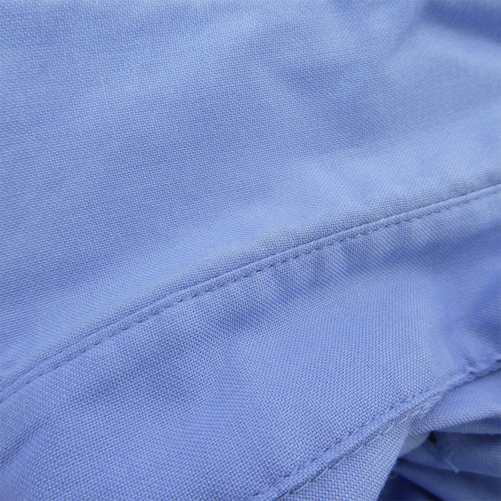 TENDERLOIN テンダーロイン T-WORK SHT U ロゴワッペン付き 長袖 ワークシャツ サックスブルー系 ライトブルー系 M【中古】