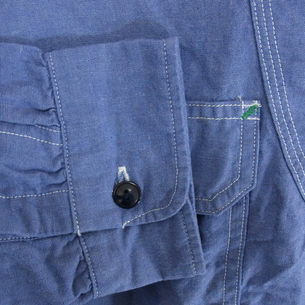 TENDERLOIN テンダーロイン T-CHAMBLEY SHT 長袖 シャンブレー ワークシャツ ブルー系 M【中古】