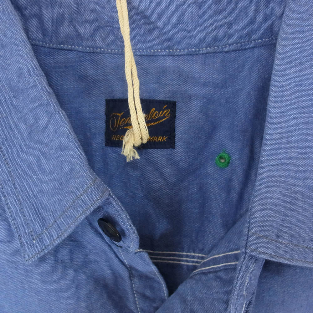 TENDERLOIN テンダーロイン T-CHAMBLEY SHT 長袖 シャンブレー ワークシャツ ブルー系 M【中古】
