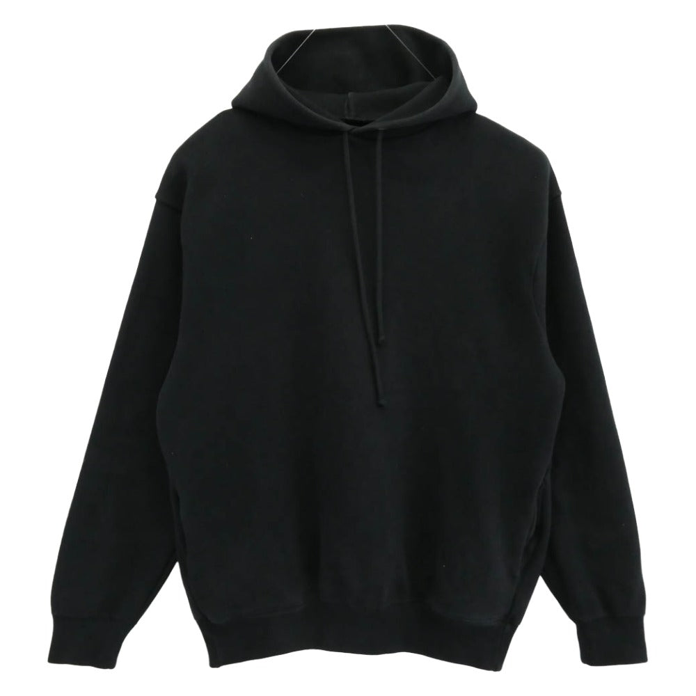crepuscule クレプスキュール 18AW 1803-010 MILANORIB PARKA ミラノリブ ニット フーディー プルオーバー パーカー ブラック系 2【中古】