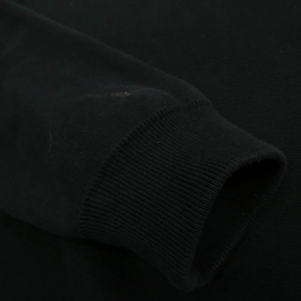 crepuscule クレプスキュール 18AW 1803-010 MILANORIB PARKA ミラノリブ ニット フーディー プルオーバー パーカー ブラック系 2【中古】