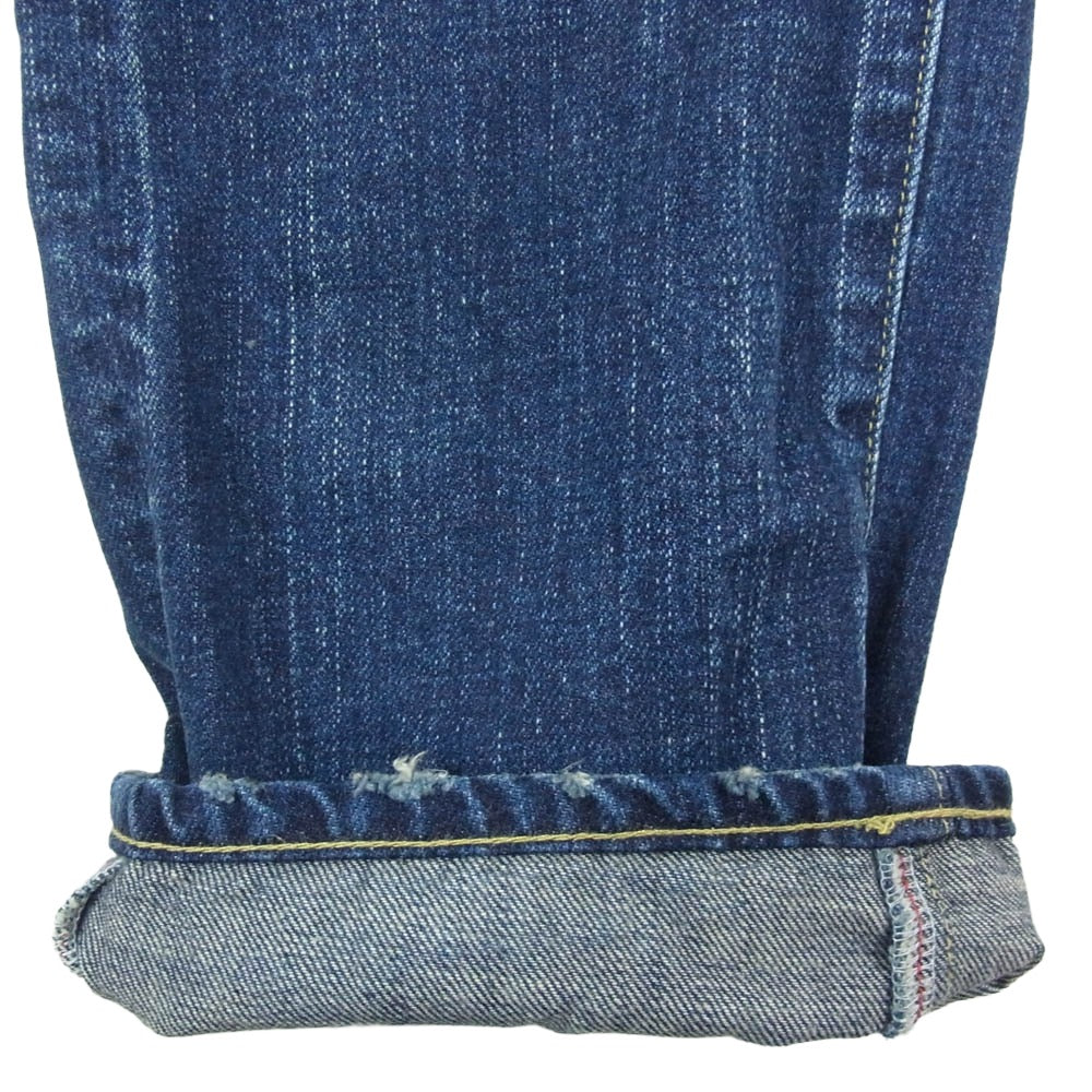 TMT ティーエムティー TPT-S1703 DENIM 5P PANTS CRASH ダメージ加工 デニム パンツ インディゴブルー系 M【中古】