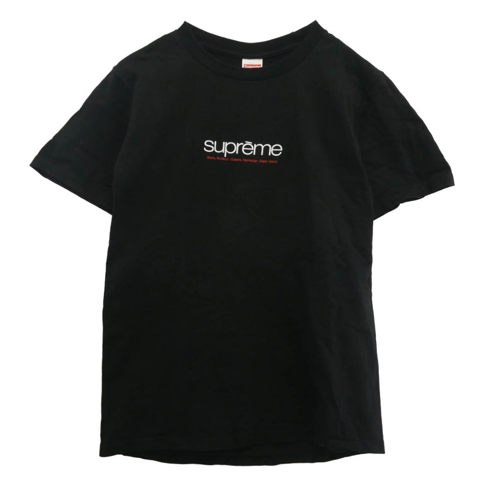 Supreme シュプリーム 21SS Five Boroughs Tee ロゴ 半袖 Tシャツ ブラック ブラック系 S【中古】