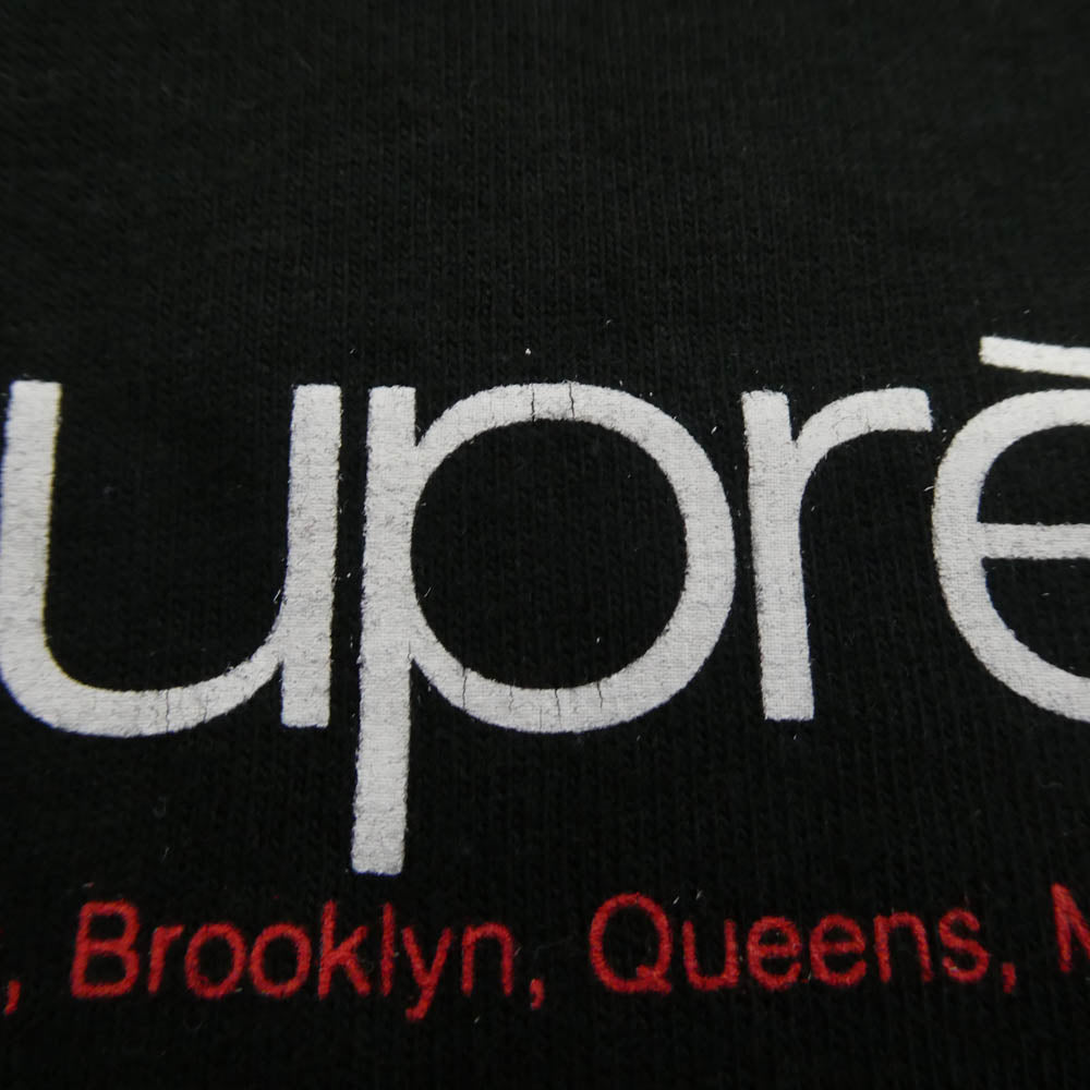 Supreme シュプリーム 21SS Five Boroughs Tee ロゴ 半袖 Tシャツ ブラック ブラック系 S【中古】