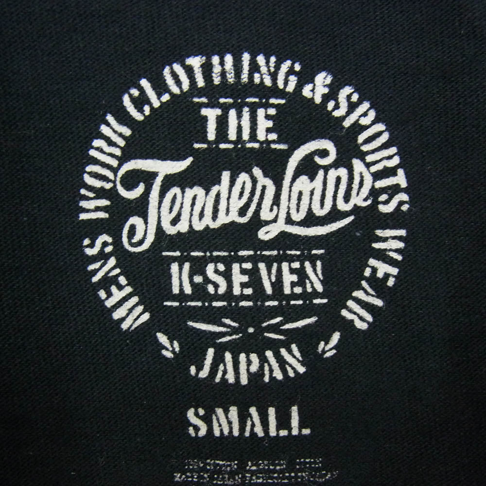 TENDERLOIN テンダーロイン T-TEE L/S NO1 プリント 長袖 Tシャツ ブラック系 S【中古】
