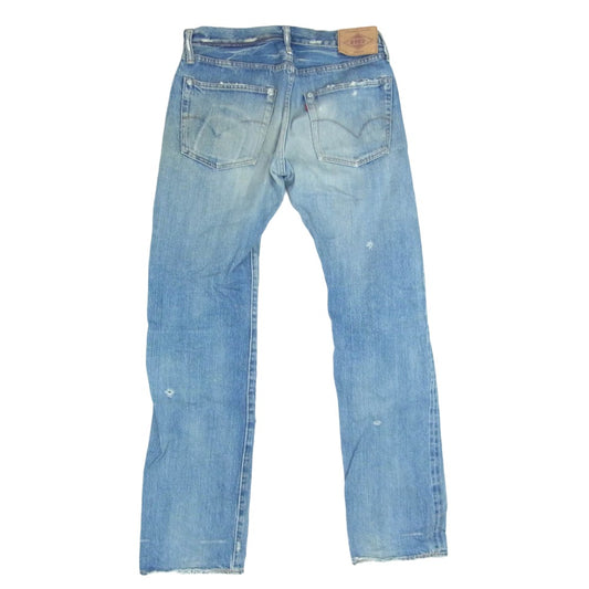 HYSTERIC GLAMOUR ヒステリックグラマー SP加工 小窓 リメイク ダメージ加工 ボタンフライ デニム パンツ インディゴブルー系 30【中古】