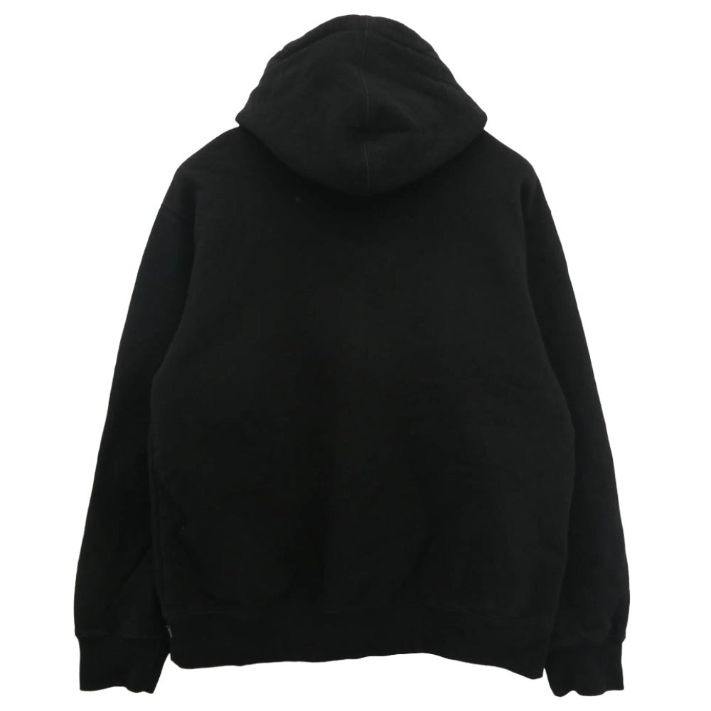 Supreme シュプリーム 21SS Shine Hooded Sweatshirt シャイン フーデッド スウェットシャツ プルオーバー パーカー ブラック系 M【中古】