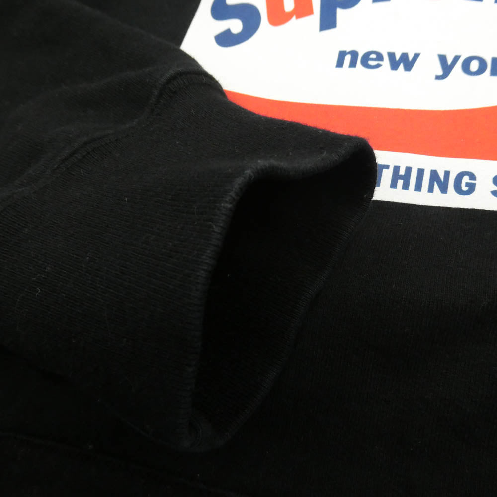 Supreme シュプリーム 21SS Shine Hooded Sweatshirt シャイン フーデッド スウェットシャツ プルオーバー パーカー ブラック系 M【中古】