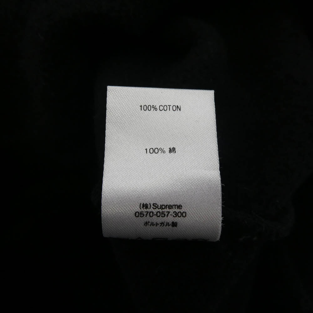 Supreme シュプリーム 18AW COMME des GARCONS SHIRT Split Box Logo Hooded Sweatshirt コムデギャルソン ロゴ プリント プルオーバー フーディー ブラック系 L【極上美品】【中古】