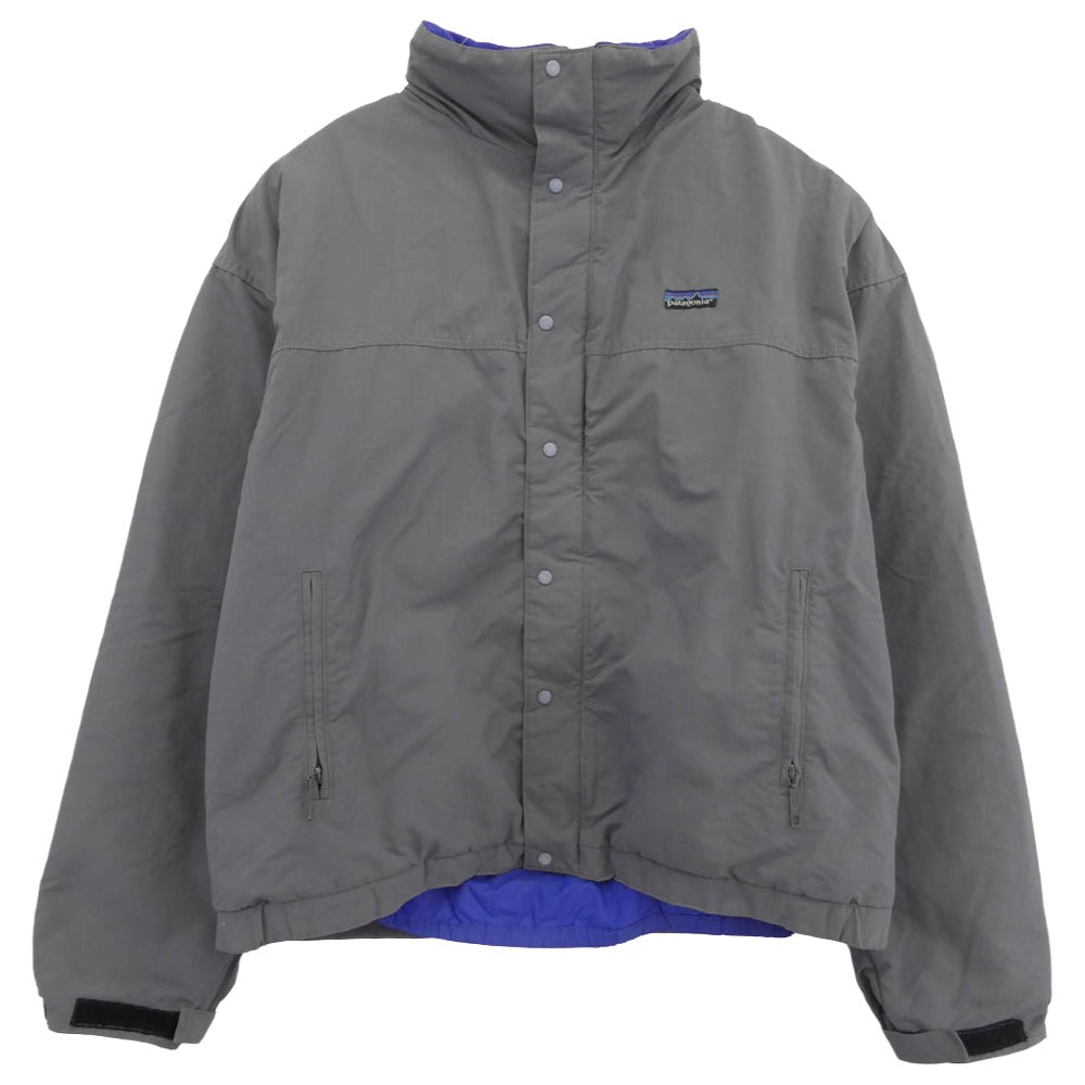 patagonia パタゴニア 28321 80S SHELLED SYNCHILA JACKET シェルド シンチラ ジャケット ナイロン フリース ジャケット グレー系 XL【中古】