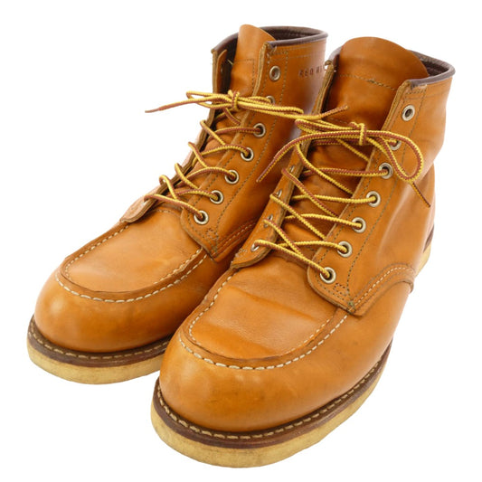 RED WING レッドウィング 9875 6-inch CLASSIC MOC TOE インチ クラシック モック トゥ IRISH SETTER アイリッシュ セッター 復刻犬タグ ブーツ ブラウン系 27.5cm【中古】