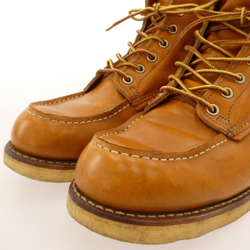 RED WING レッドウィング 9875 6-inch CLASSIC MOC TOE インチ クラシック モック トゥ IRISH SETTER アイリッシュ セッター 復刻犬タグ ブーツ ブラウン系 27.5cm【中古】