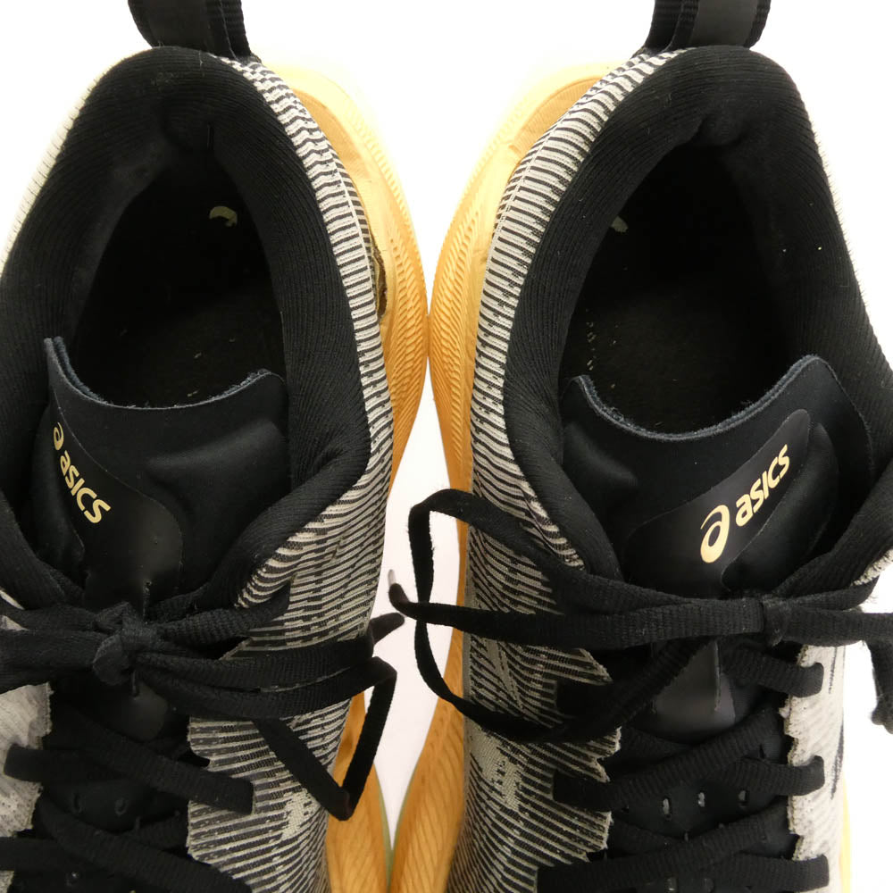 asics アシックス SUPERBLAST スーパーブラスト ランニングシューズ スニーカー オレンジ系 グレー系 26.5cm【中古】