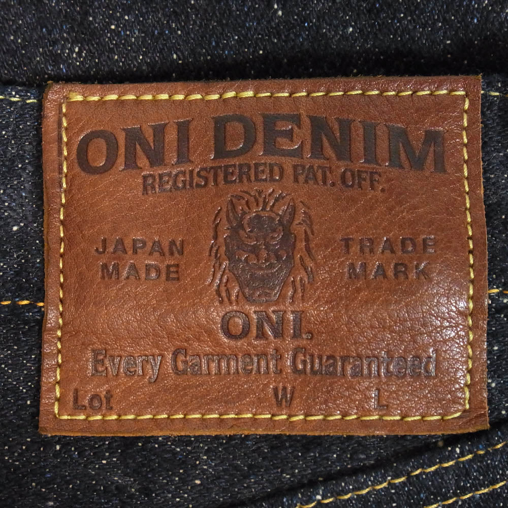 ONI DENIM 鬼デニム ONI 288 20oz Asphalt Denim アスファルト デニム パンツ インディゴブルー系 33【極上美品】【中古】
