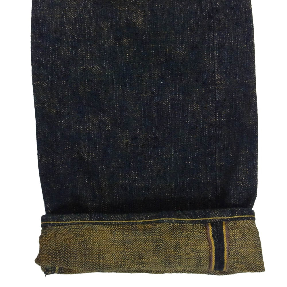 ONI DENIM 鬼デニム ONI 277-Bumpy 黄土色製品染め 17oz バンピー デニム パンツ W31 インディゴブルー系 31【新古品】【未使用】【中古】