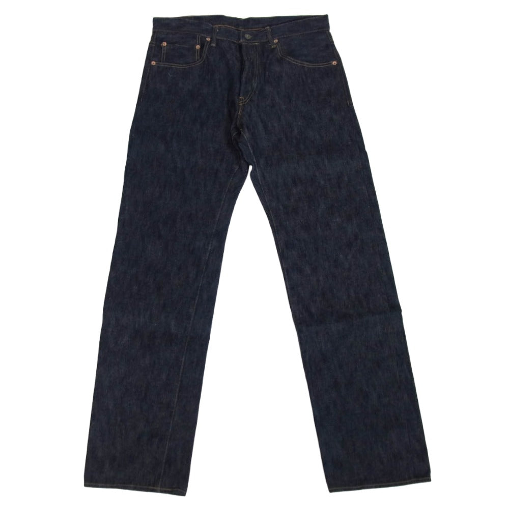 ONI DENIM 鬼デニム ONI 270-鬼KASE 16oz Natural Indigo ONIKASE New Regular Straight 枷 かせ染め レギュラー ストレート デニム パンツ インディゴブルー系 34【極上美品】【中古】