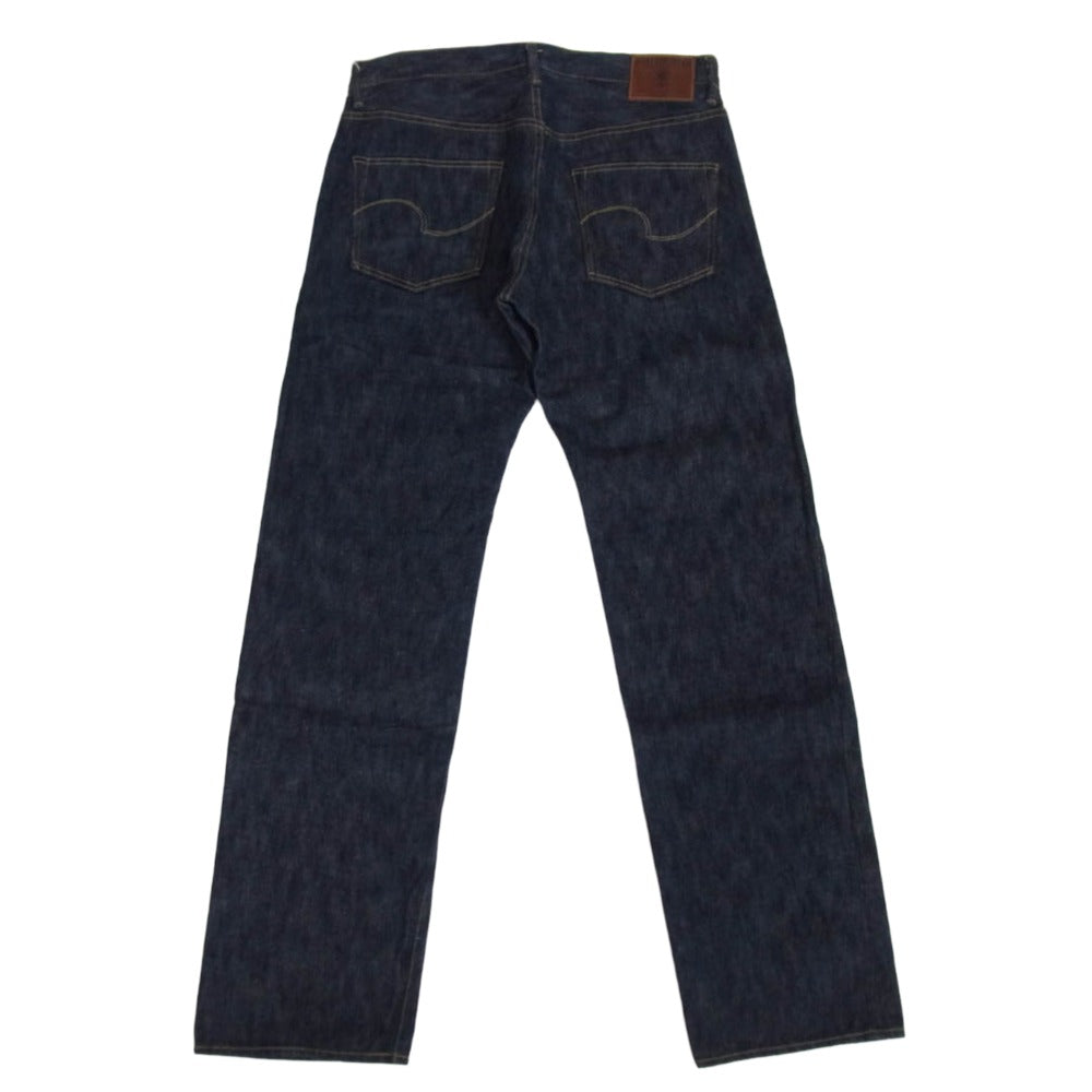 ONI DENIM 鬼デニム ONI 270-鬼KASE 16oz Natural Indigo ONIKASE New Regular Straight 枷 かせ染め レギュラー ストレート デニム パンツ インディゴブルー系 34【極上美品】【中古】