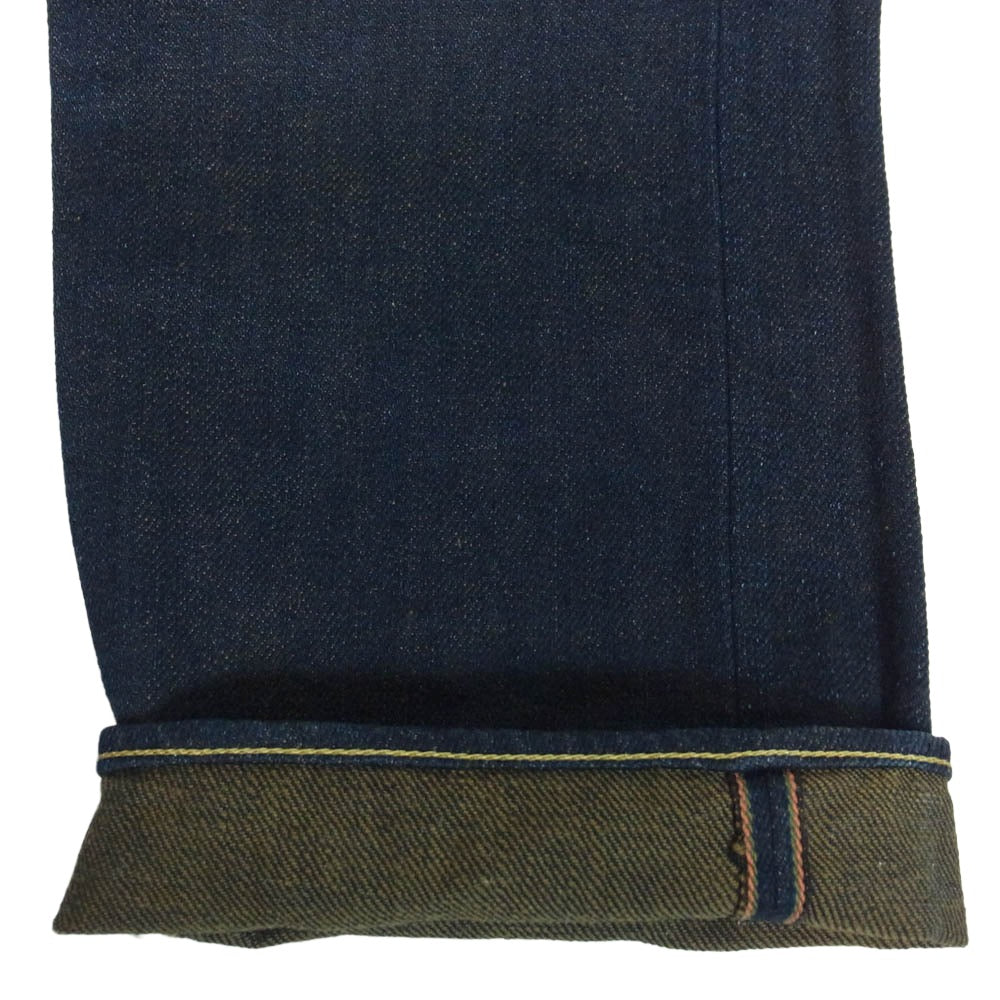 ONI DENIM 鬼デニム ONI 288ZR-OLV 20oz シークレットデニム 緯糸オリーブ ジーンズ デニムパンツ インディゴブルー系 32【極上美品】【中古】