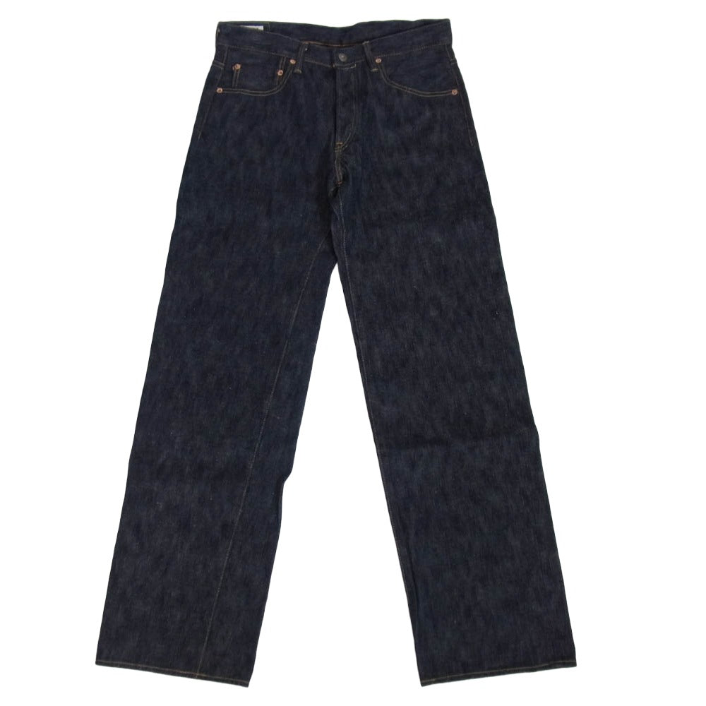 ONI DENIM 鬼デニム ONI 200-鬼KASE 16oz Wide Straight 枷 かせ染め ワイドストレート デニム パンツ インディゴブルー系 32【極上美品】【中古】