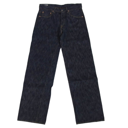 ONI DENIM 鬼デニム ONI 200-鬼KASE 16oz Wide Straight 枷 かせ染め ワイドストレート デニム パンツ インディゴブルー系 32【極上美品】【中古】