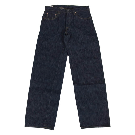 ONI DENIM 鬼デニム ONI 200-鬼KASE 16oz Wide Straight 枷 かせ染め ワイドストレート デニム パンツ インディゴブルー系 34【極上美品】【中古】