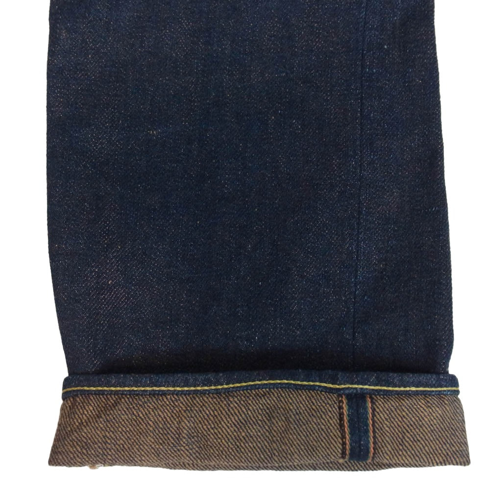 ONI DENIM 鬼デニム ONI 288ZR-LBR 20oz シークレットデニム 緯糸ライトブラウン ジーンズ デニムパンツ インディゴブルー系 32【極上美品】【中古】