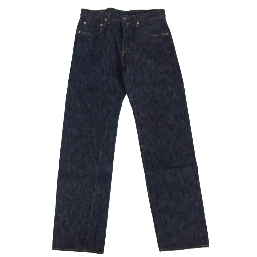 ONI DENIM 鬼デニム ONI 270-鬼KASE 16oz Natural Indigo ONIKASE New Regular Straight 枷 かせ染め レギュラー ストレート デニム パンツ インディゴブルー系 32【極上美品】【中古】