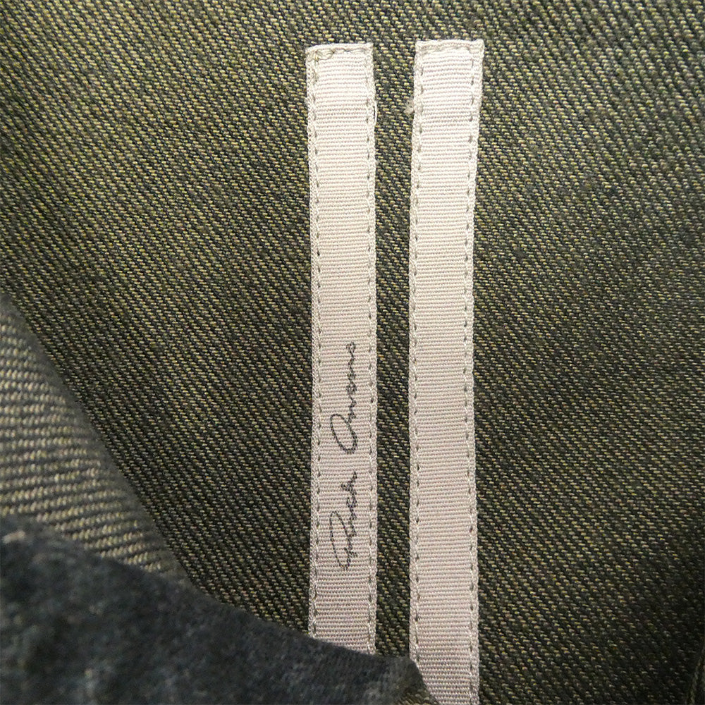 Rick Owens リックオウエンス 25AW RU02E1237-DKDEG FOGPOCKET OUTERSHIRT フォグポケット アウターシャツ デニム ジャケット ダークネイビー系 インディゴブルー系 38 48【美品】【中古】
