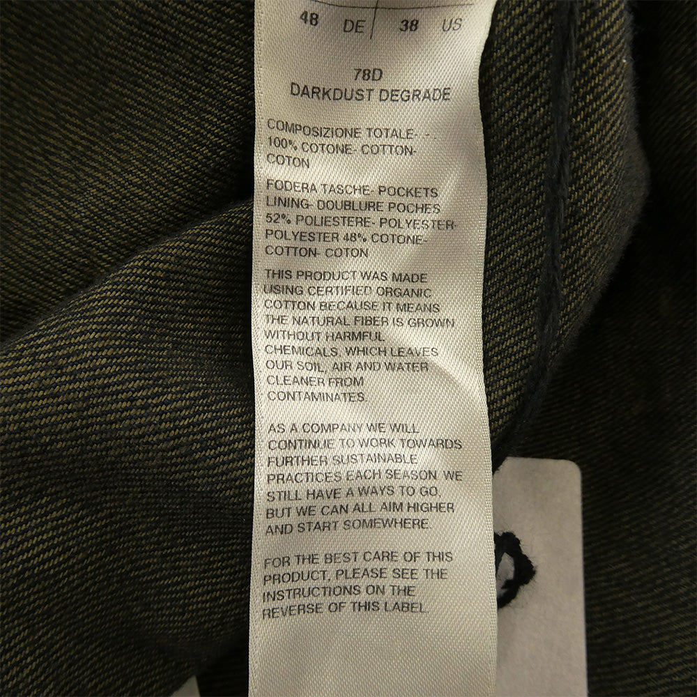 Rick Owens リックオウエンス 25AW RU02E1237-DKDEG FOGPOCKET OUTERSHIRT フォグポケット アウターシャツ デニム ジャケット ダークネイビー系 インディゴブルー系 38 48【美品】【中古】