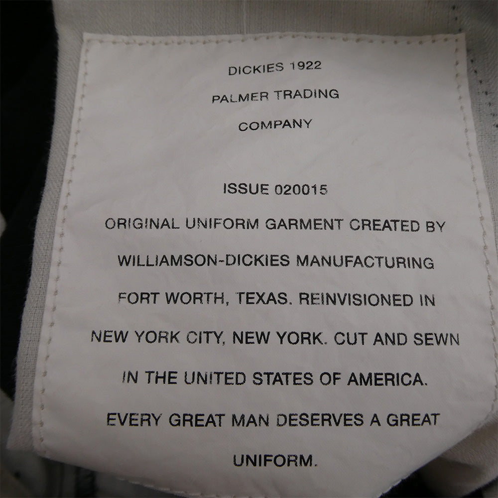 Dickies ディッキーズ × Palmer Trading Company パーマートレーディングカンパニー ワーク チノ パンツ ブラック系 30/32【中古】