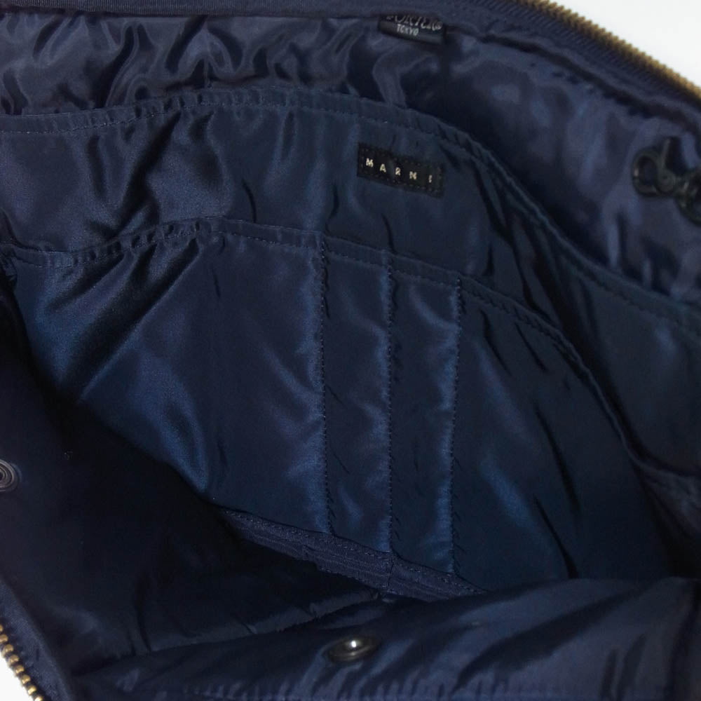 MARNI マルニ x PORTER ポーター ブロックプリント クラッチ ハンド バッグ マルチカラー系【中古】