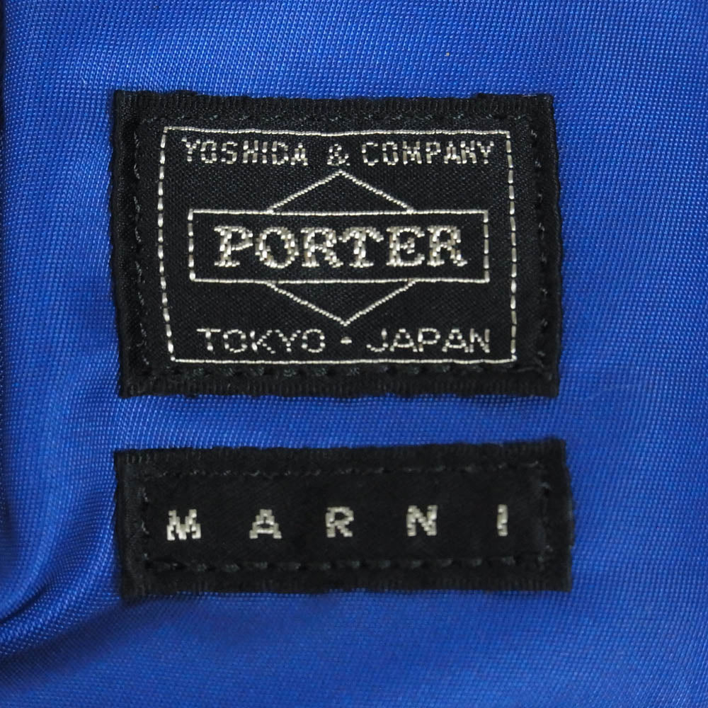 MARNI マルニ x PORTER ポーター ブロックプリント クラッチ ハンド バッグ マルチカラー系【中古】