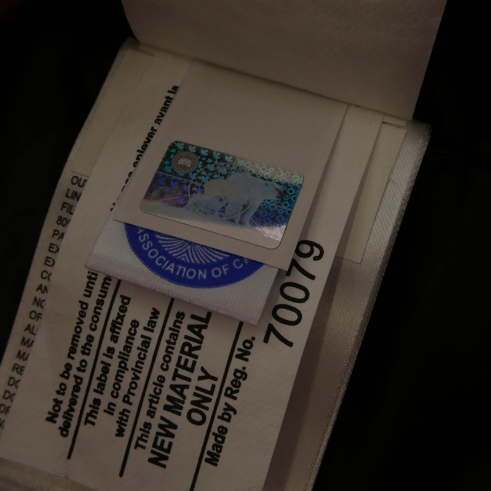 CANADA GOOSE カナダグース 4550MB MAITLAND PARKA メイトランド パーカ ダウン ジャケット ブラック系 XS【中古】